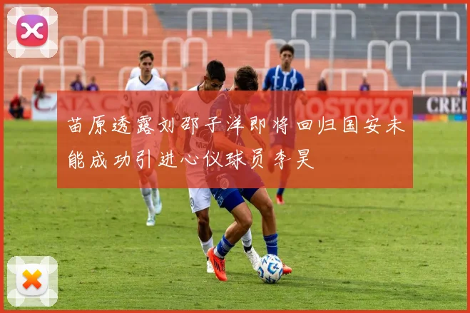 苗原透露刘邵子洋即将回归国安未能成功引进心仪球员李昊